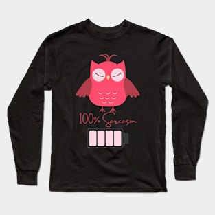 100% Sarcasm Long Sleeve T-Shirt